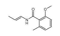 N-propenyl-2-methoxy-6-methylbenzamide结构式