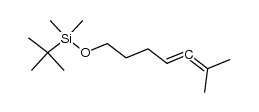 1-tert-Butyldimethylsilyloxy-6-methyl-4,5-heptadiene Structure