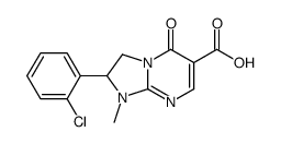 2-(2-chlorophenyl)-1-methyl-5-oxo-2,3-dihydroimidazo[1,2-a]pyrimidine-6-carboxylic acid结构式