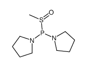 methylsulfinyl(dipyrrolidin-1-yl)phosphane结构式