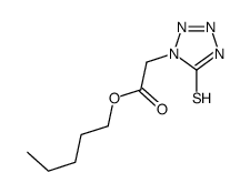 pentyl 2-(5-sulfanylidene-2H-tetrazol-1-yl)acetate Structure