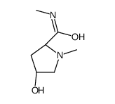 2-Pyrrolidinecarboxamide,4-hydroxy-N,1-dimethyl-,(2S-trans)-(9CI) structure