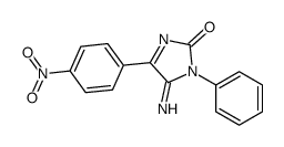 5-imino-4-(4-nitrophenyl)-1-phenylimidazol-2-one Structure