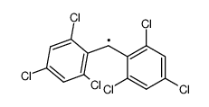 2,2',4,4',6,6'-hexachlorodiphenylmethyl radical结构式