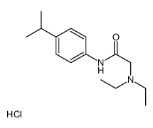 diethyl-[2-oxo-2-(4-propan-2-ylanilino)ethyl]azanium,chloride Structure