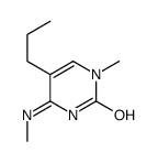 1-methyl-4-(methylamino)-5-propylpyrimidin-2-one Structure