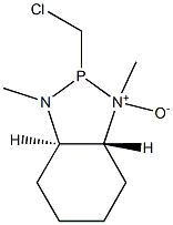 (3aR,7aR)-2-(Chloromethyl)octahydro-1H-1,3-dimethyl-1,3,2-benzodiazaphosphole Oxide结构式