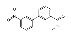 Methyl 3'-nitro-[1,1'-biphenyl]-3-carboxylate structure
