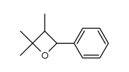 2,2,3-trimethyl-4-phenyl-oxetane Structure