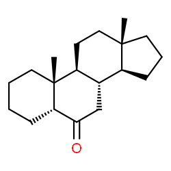 5β-Androstan-6-one结构式