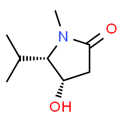 2-Pyrrolidinone,4-hydroxy-1-methyl-5-(1-methylethyl)-,(4S-cis)-(9CI)结构式