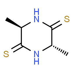 2,5-Piperazinedithione,3,6-dimethyl-,trans-(9CI)结构式