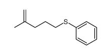 2-methyl-5-(phenylthio)pent-1-ene结构式