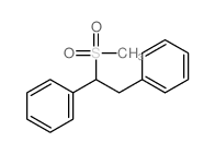 Sulfone, 1,2-diphenylethyl methyl (8CI)结构式