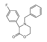 (S)-4-Benzyl-3-(4-fluorophenyl)morpholin-2-one structure