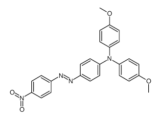 N,N-bis(4-methoxyphenyl)-4-[(4-nitrophenyl)diazenyl]aniline结构式