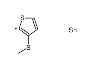 trimethyl-(3-methylsulfanylthiophen-2-yl)stannane Structure