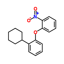 1-Cyclohexyl-2-(2-nitrophenoxy)benzene Structure
