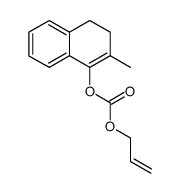 allyl 2-methyl-3,4-dihydronaphthalen-1-yl carbonate结构式