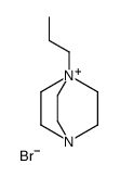 4-propyl-1-aza-4-azoniabicyclo[2.2.2]octane,bromide结构式