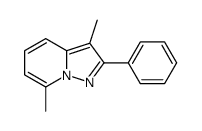 3,7-dimethyl-2-phenylpyrazolo[1,5-a]pyridine结构式