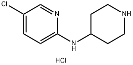 5-Chloro-N-(piperidin-4-yl)pyridin-2-amine trihydrochloride Structure