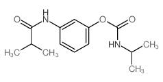 [3-(2-methylpropanoylamino)phenyl] N-propan-2-ylcarbamate Structure