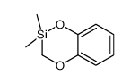 2,2-Dimethyl-2,3-dihydro-1,4,2-benzodioxasilin结构式