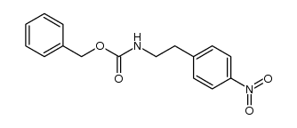 N-benzyloxycarbonyl-4-nitrophenethylamine Structure