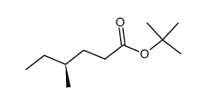 tert-butyl (S)-4-methylhexanoate Structure