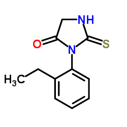 3-(2-ETHYL-PHENYL)-2-MERCAPTO-3,5-DIHYDRO-IMIDAZOL-4-ONE结构式