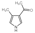 1-(4-甲基-1H-吡咯-3-基)乙酮结构式