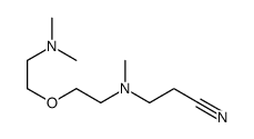 3-[2-[2-(dimethylamino)ethoxy]ethyl-methylamino]propanenitrile Structure