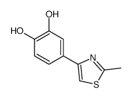 1,2-Benzenediol,4-(2-methyl-4-thiazolyl)-(9CI) structure