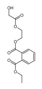 1-O-ethyl 2-O-[2-(2-hydroxyacetyl)oxyethyl] benzene-1,2-dicarboxylate Structure