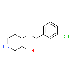 4-(benzyloxy)piperidin-3-ol hydrochloride Structure