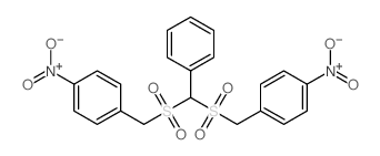 Toluene, a,a-bis[(p-nitrobenzyl)sulfonyl]- (8CI)结构式