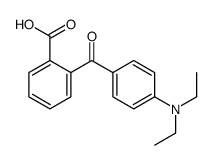 o-(p-Diethylaminobenzoyl)benzoic acid Structure