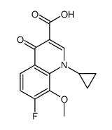 1-环丙基-7-氟-8-甲氧基-4-氧代-1,4-二氢喹啉-3-甲酸图片