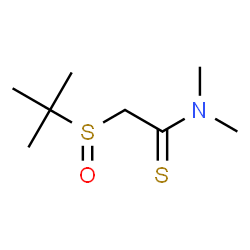 Ethanethioamide,2-[(1,1-dimethylethyl)sulfinyl]-N,N-dimethyl-结构式