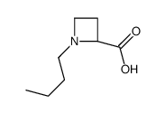 2-Azetidinecarboxylicacid,1-butyl-,(2S)-(9CI) structure