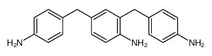 2,4-bis[(4-aminophenyl)methyl]aniline Structure