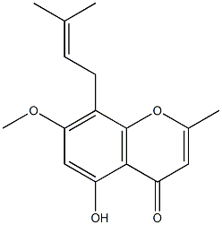 Heteropeucenin 7-methyl ether structure