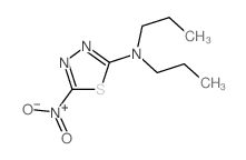 1,3,4-Thiadiazol-2-amine,5-nitro-N,N-dipropyl- structure