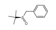 SR-tert-butyl phenylmethyl sulfoxide Structure