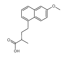 4-(6-methoxy-[1]naphthyl)-2-methyl-butyric acid Structure