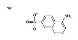 sodium 5-aminonaphthalene-2-sulphonate结构式