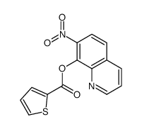 (7-nitroquinolin-8-yl) thiophene-2-carboxylate Structure