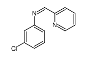 N-(3-Chlorophenyl)-2-pyridylmethyleneamine结构式