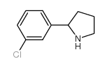 2-(3-Chloro-phenyl)-pyrrolidine structure
